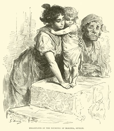 Habitants du faubourg de Marcena, Séville - English School