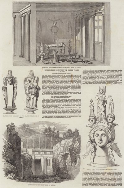 Découverte intéressante de tombes grecques à Canosa - English School