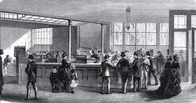 Intérieur de la banque Child - English School