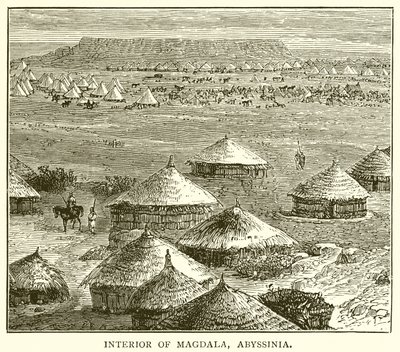 Intérieur de Magdala, Abyssinie - English School