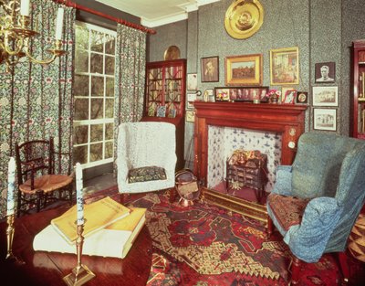 Intérieur du n°8 Hammersmith Terrace, construit vers 1735 - English School