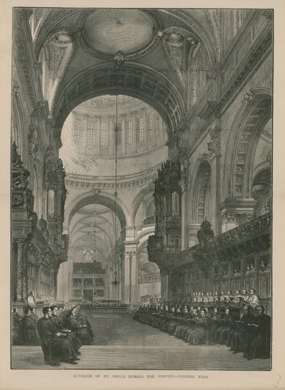 Intérieur de la cathédrale Saint-Paul - English School