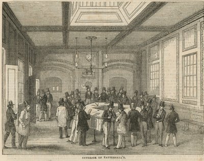 Intérieur de Tattersalls - English School