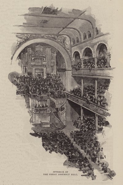 Intérieur de la grande salle d