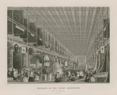 Intérieur de la Grande Exposition, 1851, extrémité ouest regardant vers l