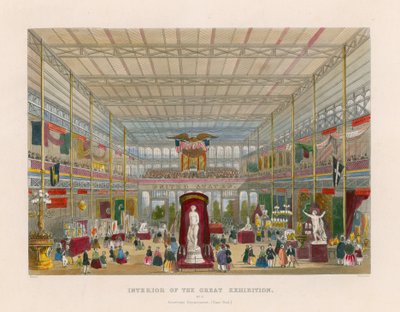 Intérieur de la Grande Exposition, Département américain (extrémité est) - English School