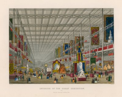 Intérieur de la Grande Exposition, du transept regardant vers l