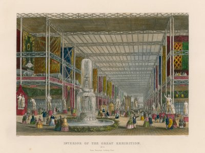 Intérieur de la Grande Exposition, du transept regardant vers l