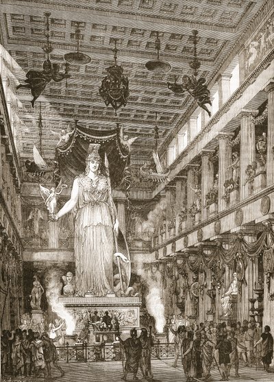 Intérieur du Parthénon, restauré - English School