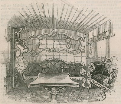 Intérieur du wagon royal - English School