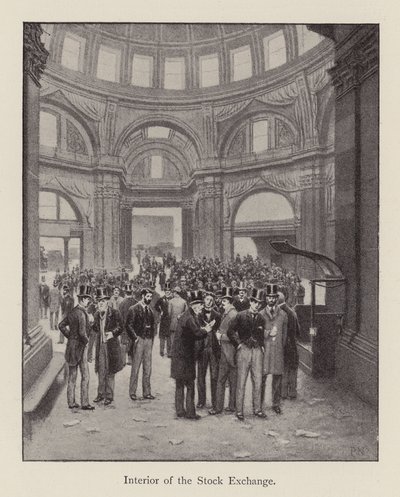 Intérieur de la Bourse - English School