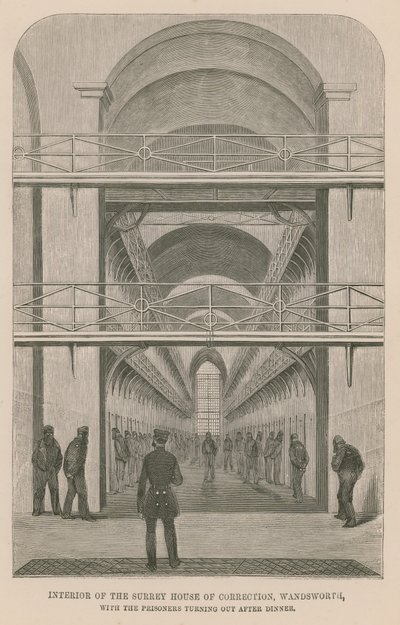 Intérieur de la maison de correction de Surrey - English School