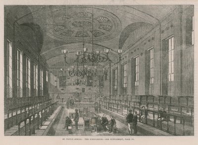 Intérieur de la salle de classe à l
