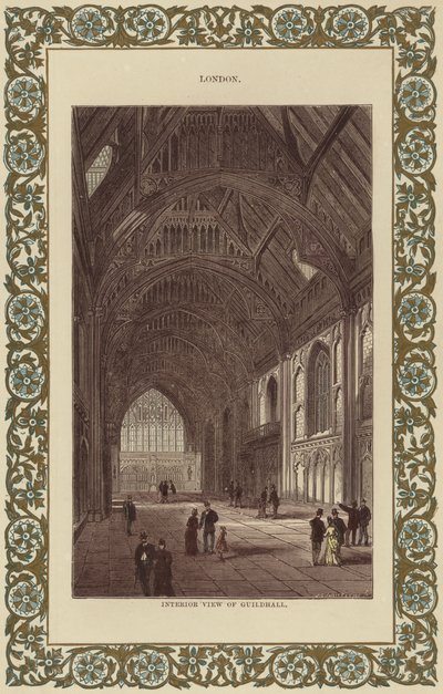 Vue intérieure de Guildhall - English School