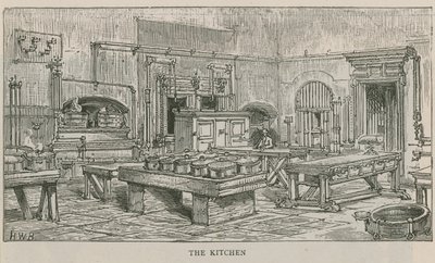 Vue intérieure de la cuisine de l