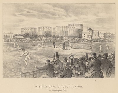 Match de cricket international au Kennington Oval - English School