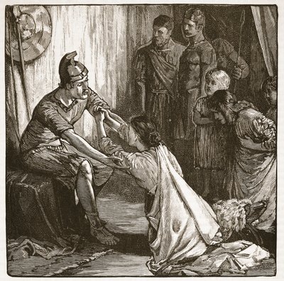 Entrevue entre Coriolan et sa femme et sa mère - English School