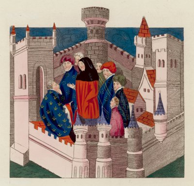 Entrevue entre le comte de Northumberland et le roi Richard II - English School