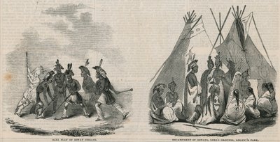 Campement indien Ioway, Lords Cricket Ground - English School