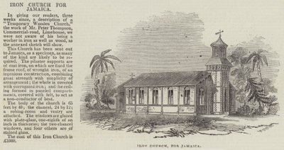 Église en fer pour la Jamaïque - English School