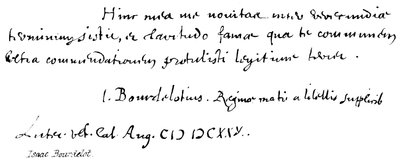 Isaac Bourdelot - English School