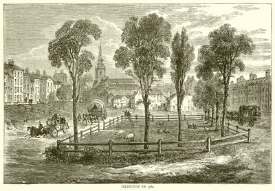 Islington en 1780 - English School