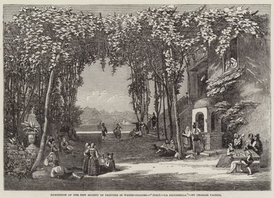 Italie, La Saltarella (gravure) - English School