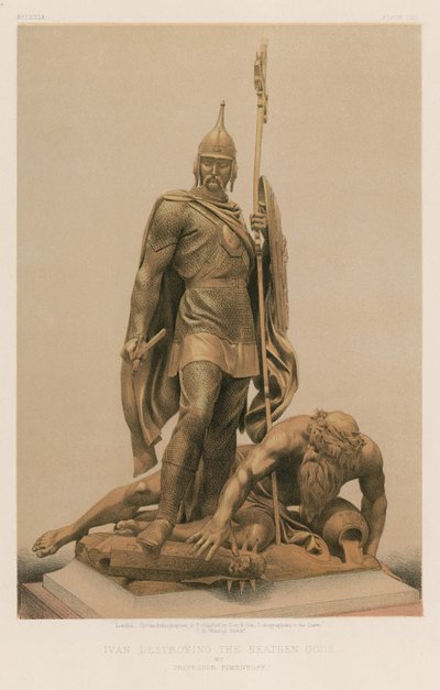 Ivan détruisant les dieux païens - English School