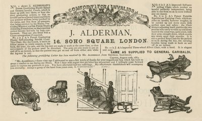 J Alderman, 16 Soho Square, Londres - English School