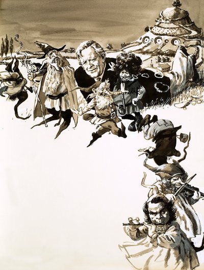 J. R. R. Tolkien et les personnages du Seigneur des Anneaux - English School