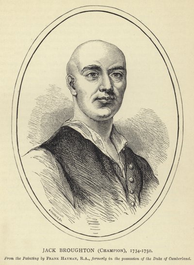 Jack Broughton, Champion, 1734-1750, d