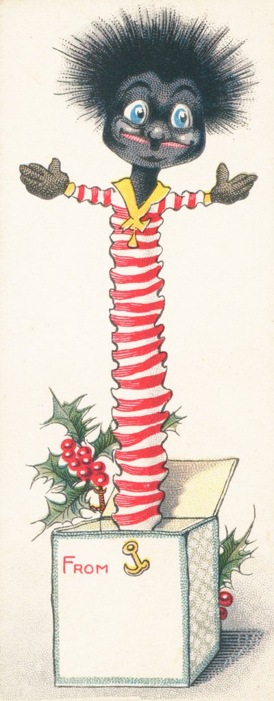 Jack dans la boîte, carte de Noël - English School