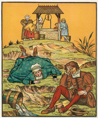 Jack et Jill descendant la colline - English School