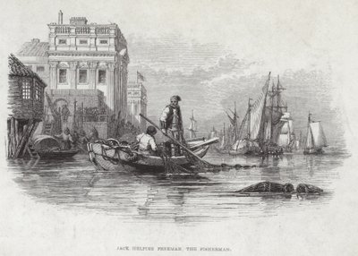 Jack aidant Freeman le pêcheur - English School
