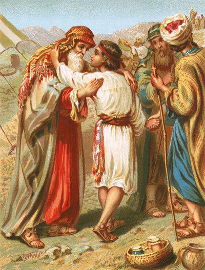 Jacob se séparant de Benjamin - English School