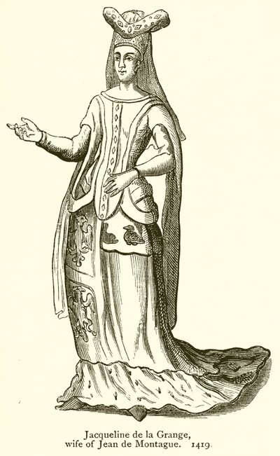 Jacqueline de la Grange, épouse de Jean de Montagu - English School