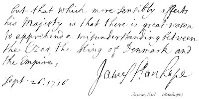 James, comte Stanhope - English School