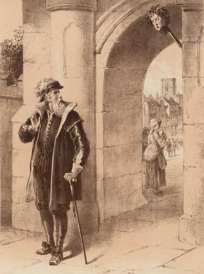 James Bird, "Son père passant un jour, et voyant le visage de son fils" - English School