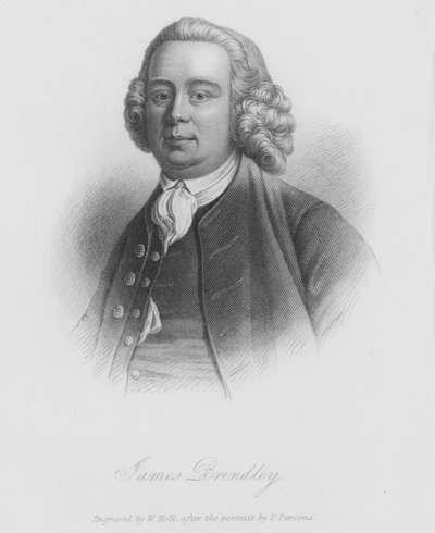 James Brindley (gravure) - English School