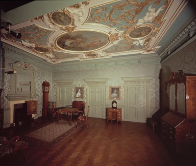Salon de dessin de James Gibbs de Henrietta Place, vers 1728 - English School