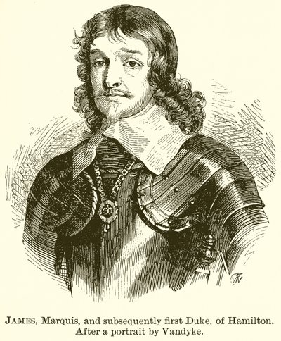 James, Marquis, et ensuite Premier Duc, de Hamilton - English School