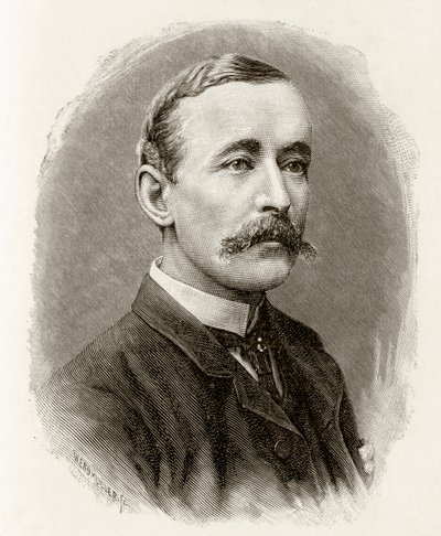 James Sligo Jameson, 1890 (gravure sur bois) - English School