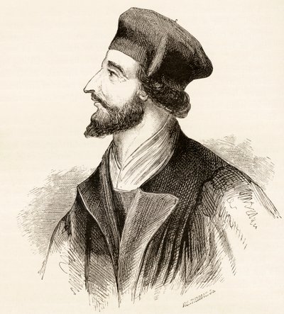Jan Hus, vers 1865 - English School