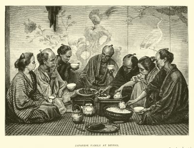 Famille japonaise au dîner - English School