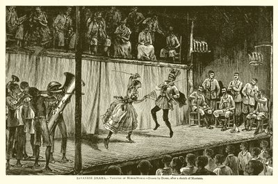 Drame javanais.--Théâtre de Moros-Moros - English School