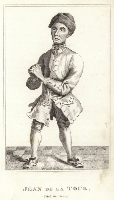 Jean de la Tour, jugé pour piraterie - English School