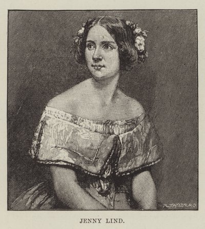 Jenny Lind (gravure) - English School