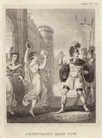 Vœu imprudent de Jephté - English School