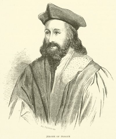 Jérôme de Prague (gravure) - English School