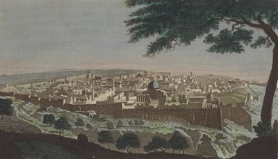 Jérusalem depuis la vallée de Josaphat - English School